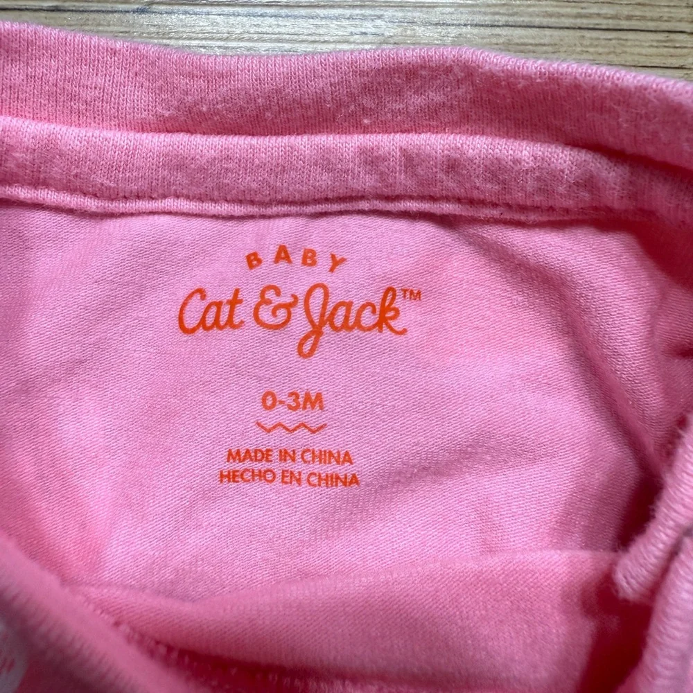 Cat & Jack | Baby Girl Pink Romper | 0-3M